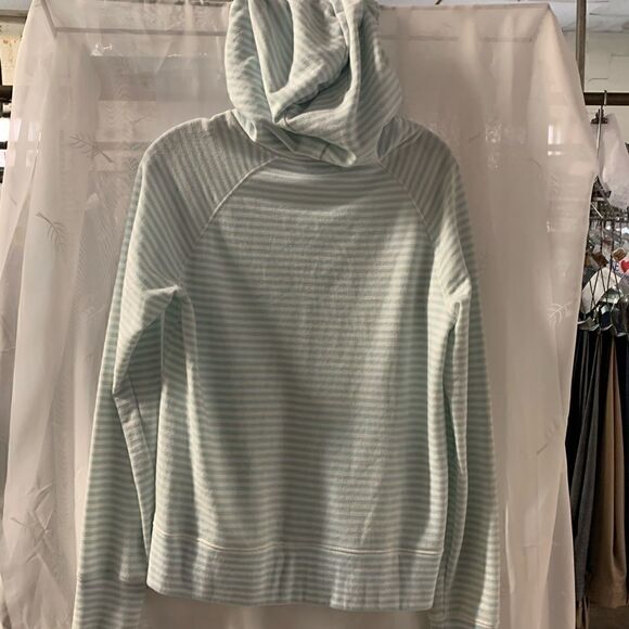 Gap hoodie white/blue stripe full zipper. - Picture 6 of 12
